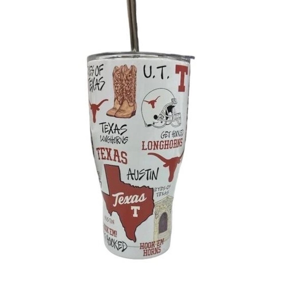 Magnolia Lane - Texas Longhorns Metal Tumbler
